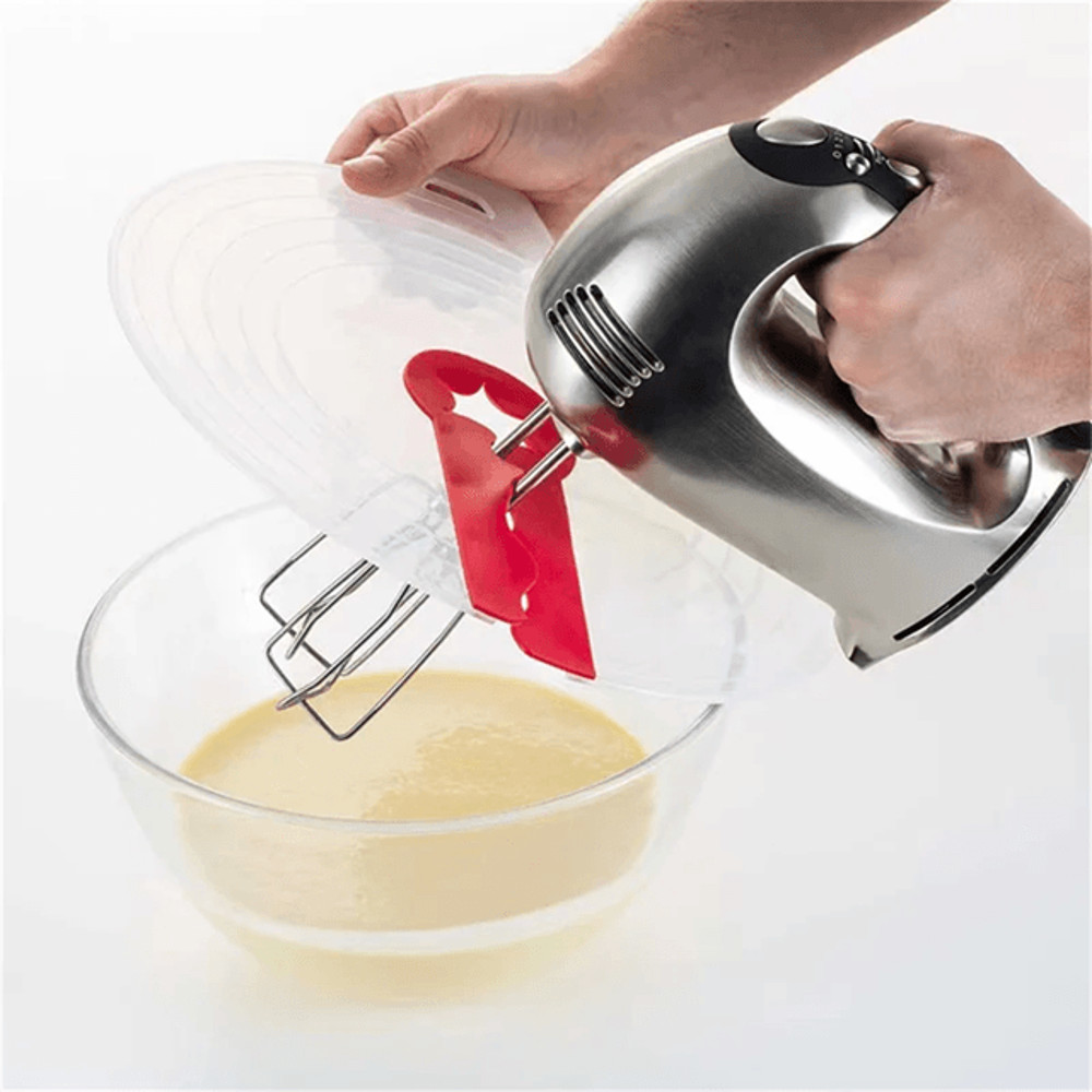 Silicone Mixing Bowl Lid And Splatter Guard For Whisk And Egg Beaters 1
