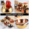 Stainless Steel Gold Sauce Dish Set For Appetizers And Seasoning 1