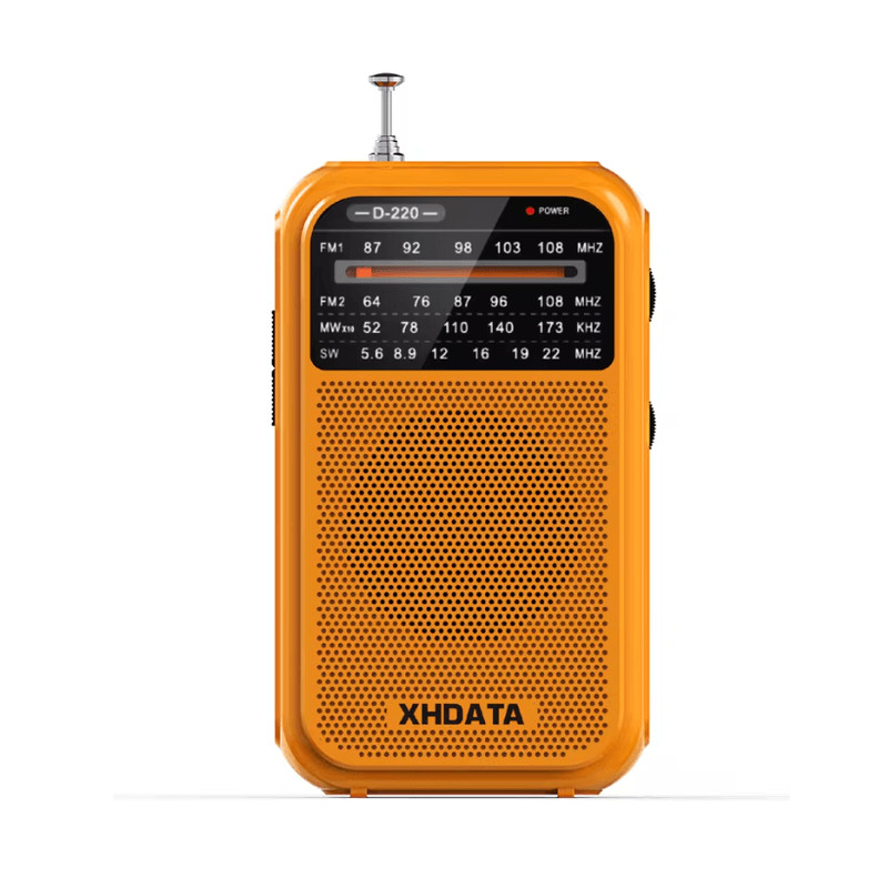 XHDATA D220 Portable Retro Radio With FM MW SW And High Sensitivity DSP 5