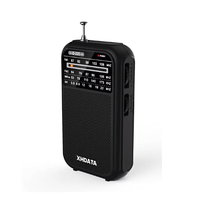 XHDATA D220 Portable Retro Radio With FM MW SW And High Sensitivity DSP 4