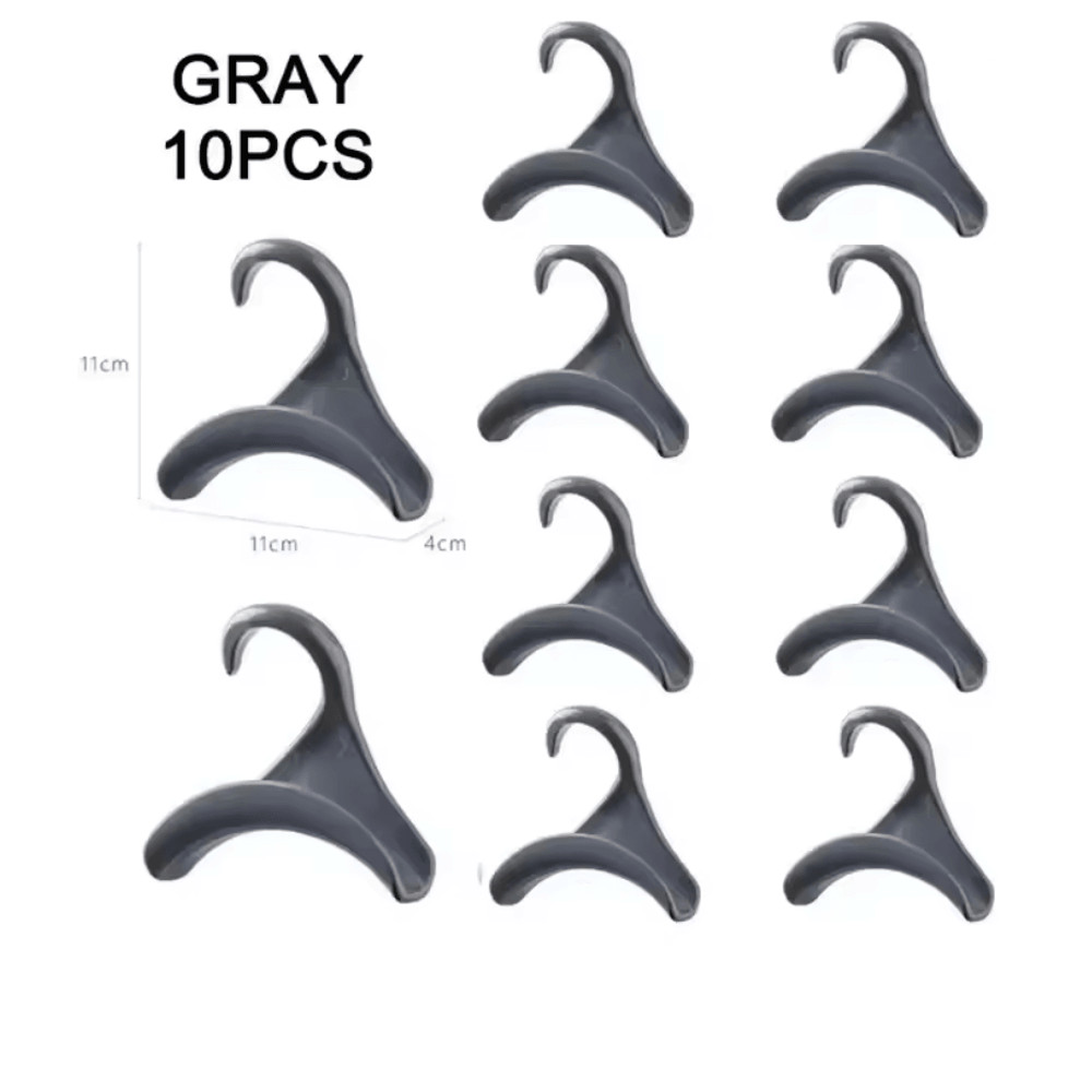 5Piece MultiPurpose Closet Hooks Handbag And Scarf Organizer Set 7