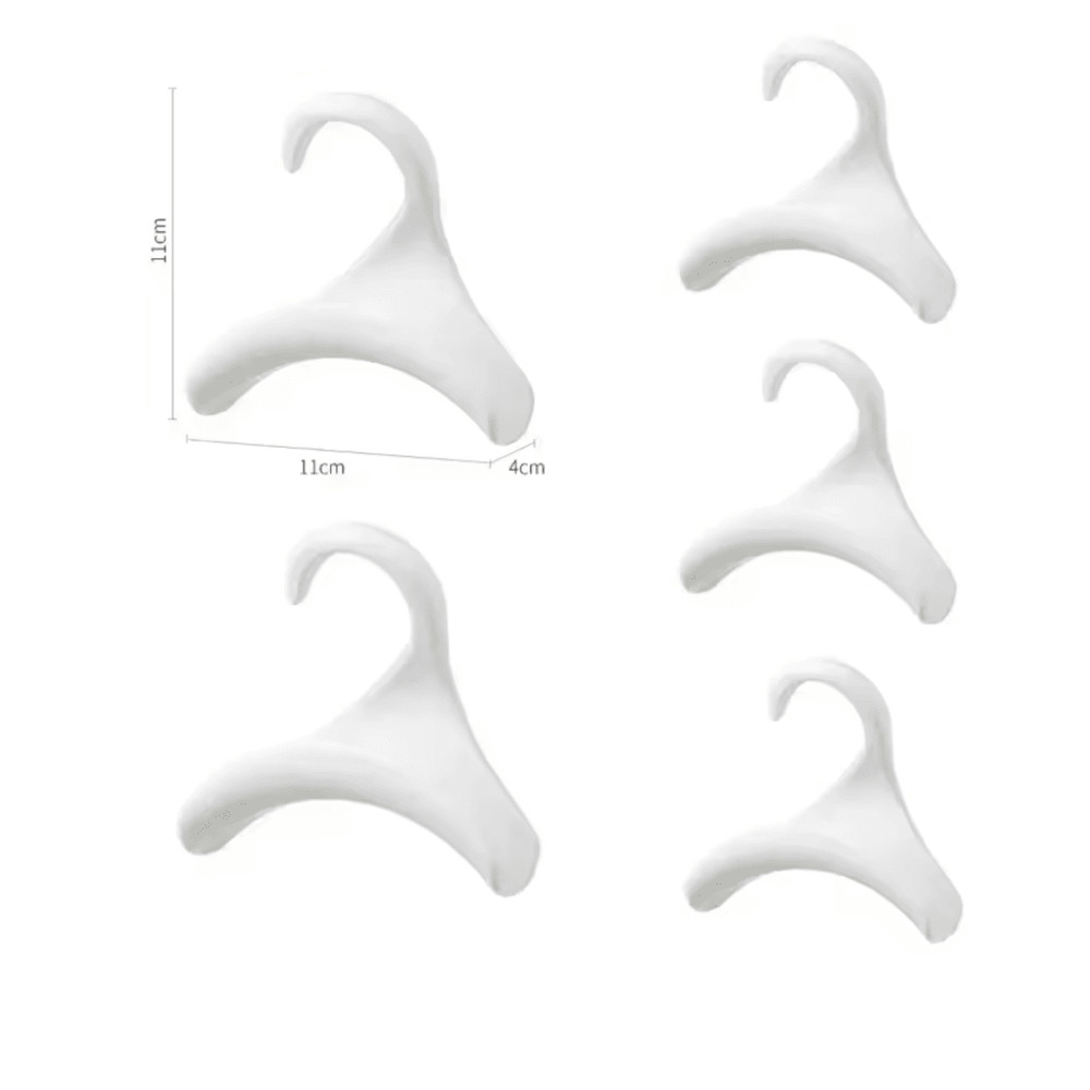 5Piece MultiPurpose Closet Hooks Handbag And Scarf Organizer Set 5