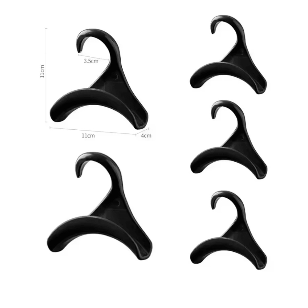 5Piece MultiPurpose Closet Hooks Handbag And Scarf Organizer Set 3