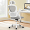 JHK Ergonomic Mesh Office Chair With Adjustable Headrest And Lumbar Support 0
