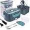 Portable Electric Lunch Box With 15L Capacity Heated Food Warmer For Car And Home Use 3