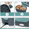 Portable Electric Lunch Box With 15L Capacity Heated Food Warmer For Car And Home Use 2