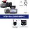 4K Dual Lens Dash Cam With GPS And Night Vision For Car Security And Driving Safety 4
