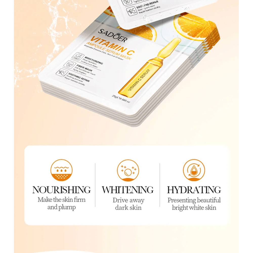 24K Gold Hyaluronic Acid Face Mask Set For Hydrating And Anti Aging Skin Care 3