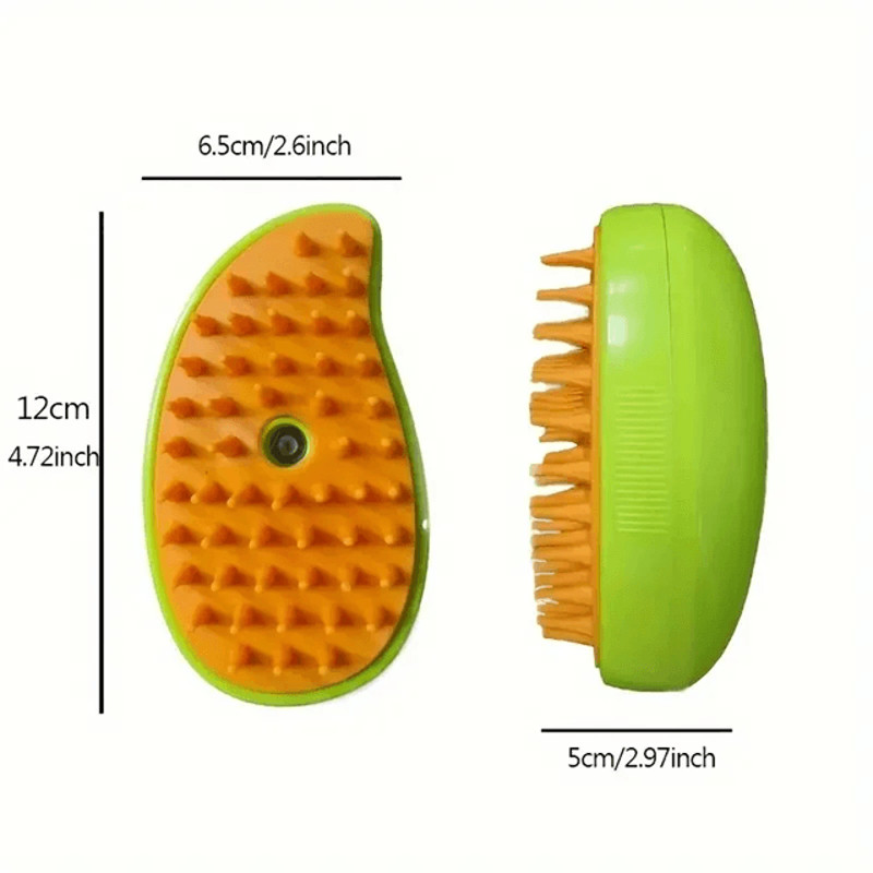 3 In 1 Steamy Pet Grooming Brush With Electric Spray For Dogs And Cats 3