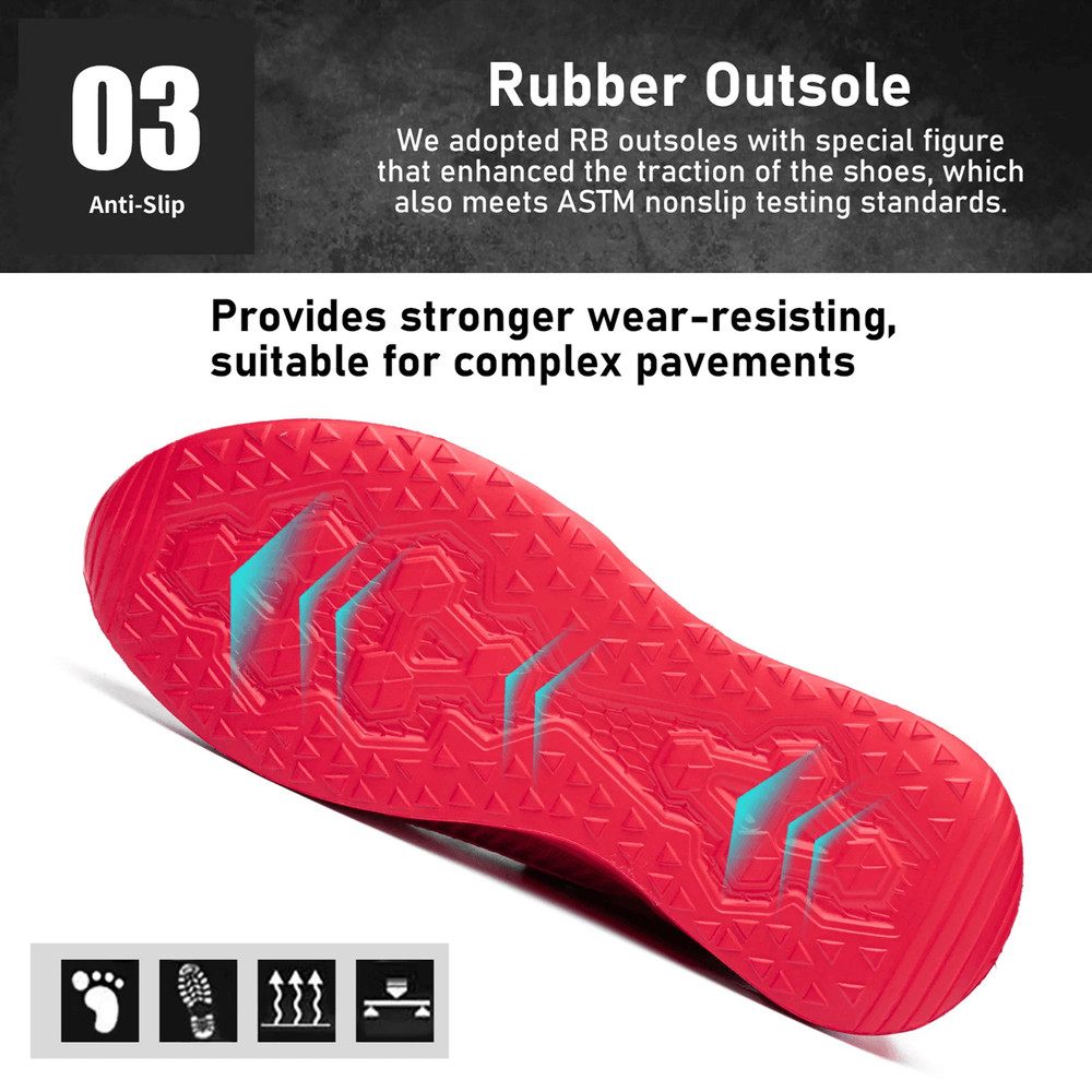 Lightweight Steel Toe Safety Work Shoes For Men And Women 2