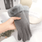 Womens Winter Plush Suede Touchscreen Gloves For Warmth And Outdoor Comfort 2