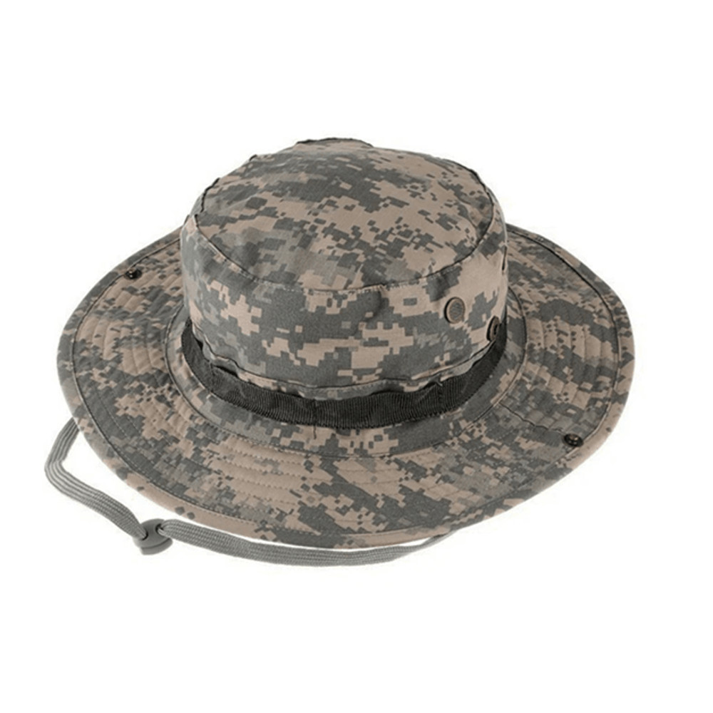 Camouflage Tactical Boonie Hat For Men With Sun Protection For Hiking And Fishing 2