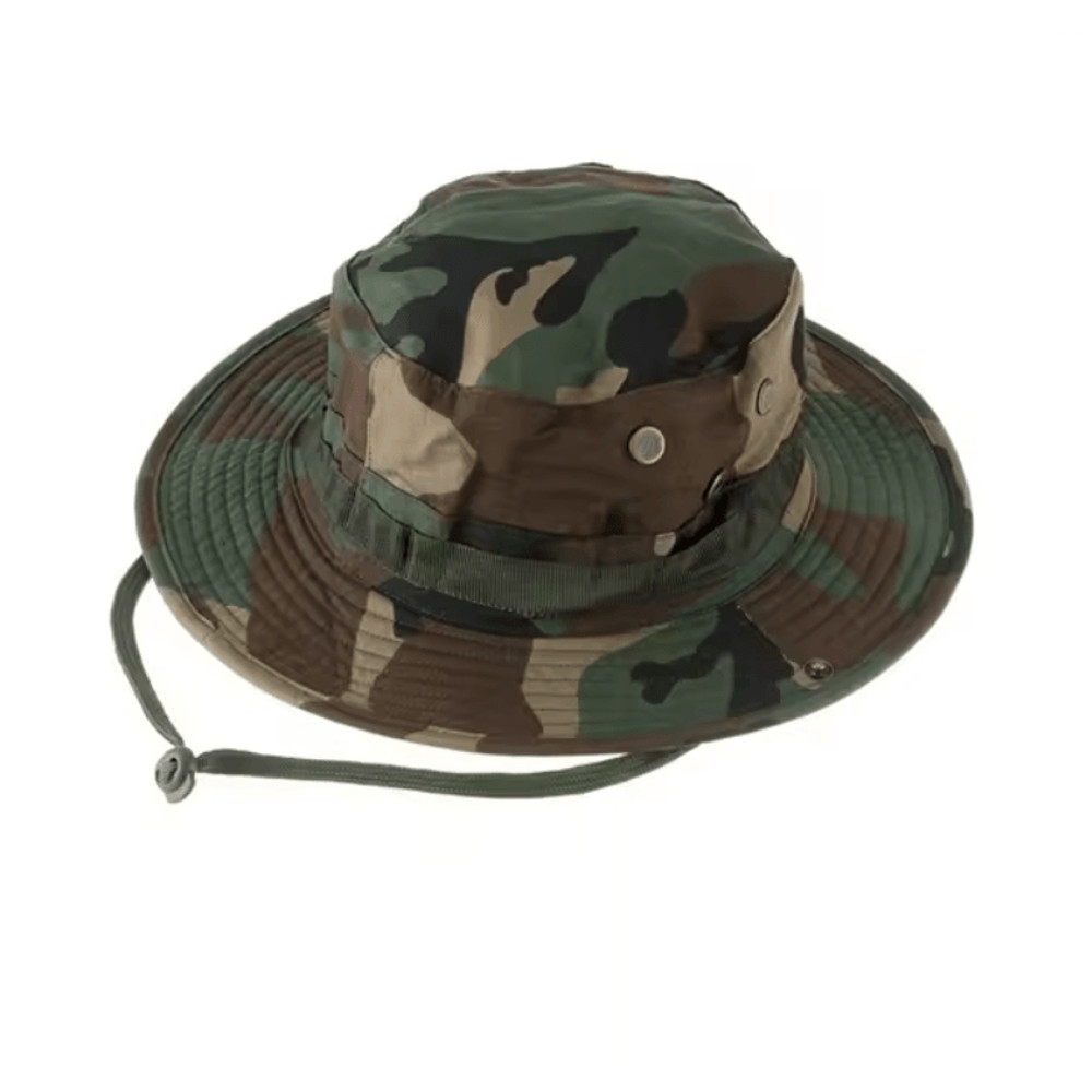 Camouflage Tactical Boonie Hat For Men With Sun Protection For Hiking And Fishing 9