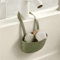 Adjustable Kitchen Sink Holder For Sponge And Soap With Hanging Drain Basket Design 0