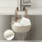 Adjustable Kitchen Sink Holder For Sponge And Soap With Hanging Drain Basket Design 1