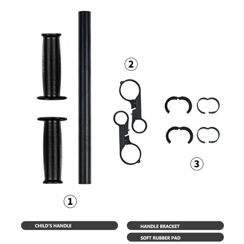 FrontMounted Adjustable Child Bike Seat With Safety Handlebar And Foot Pedals 6