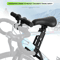 FrontMounted Adjustable Child Bike Seat With Safety Handlebar And Foot Pedals 0