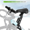 FrontMounted Adjustable Child Bike Seat With Safety Handlebar And Foot Pedals 0