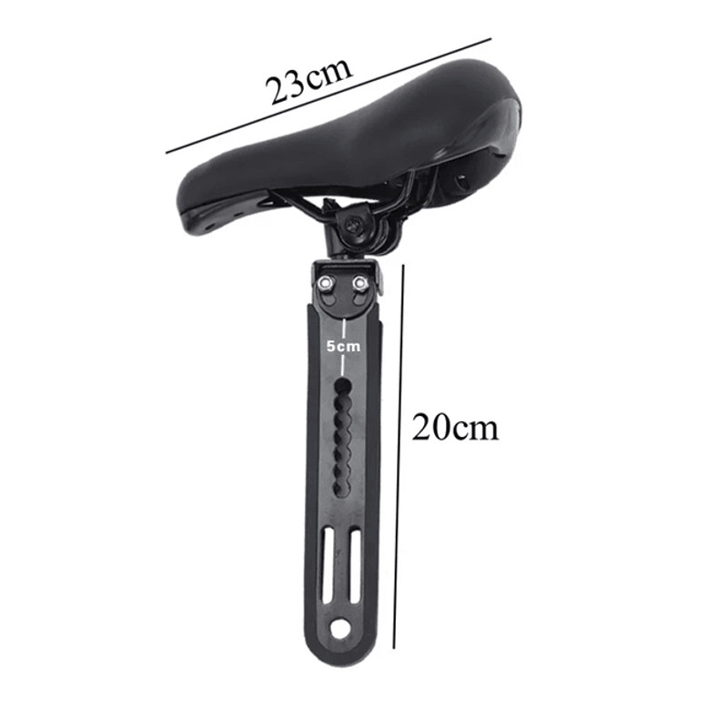 FrontMounted Adjustable Child Bike Seat With Safety Handlebar And Foot Pedals 1