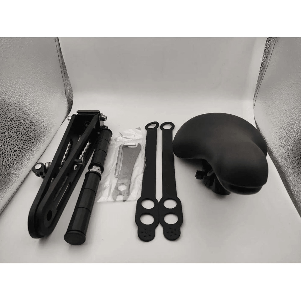 FrontMounted Adjustable Child Bike Seat With Safety Handlebar And Foot Pedals 4