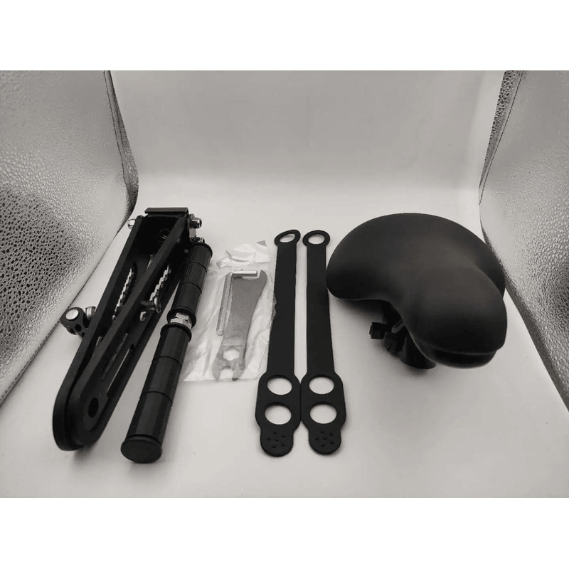 FrontMounted Adjustable Child Bike Seat With Safety Handlebar And Foot Pedals 4