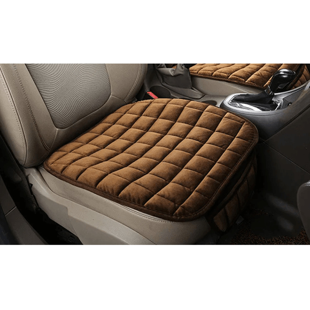 Universal Winter Warm Car Seat Cover Cushion AntiSlip Breathable And Cozy 2