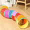 Foldable Cat Tunnel Toy Breathable Indoor Play Tunnel For Cats And Kittens 0
