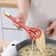 2in1 Multifunctional Egg Beater Pasta Tongs Manual Kitchen Whisk And Food Clip 3