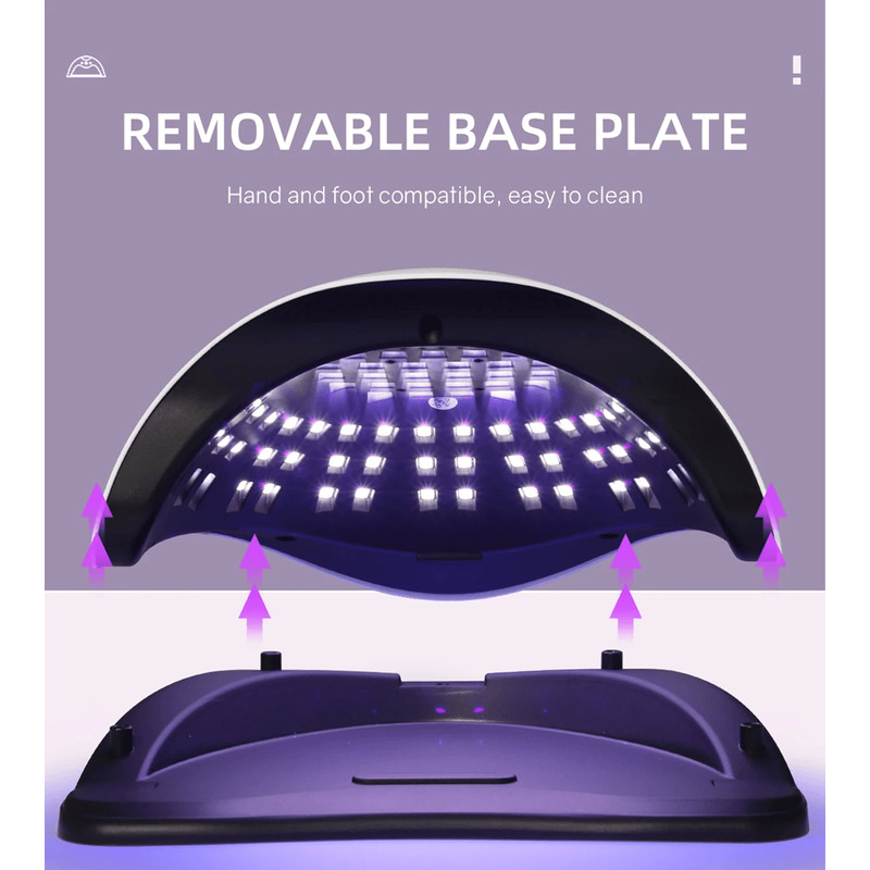 HighPower LED Nail Dryer With Auto Sensor And Timer FastDrying Professional Nail Lamp 4