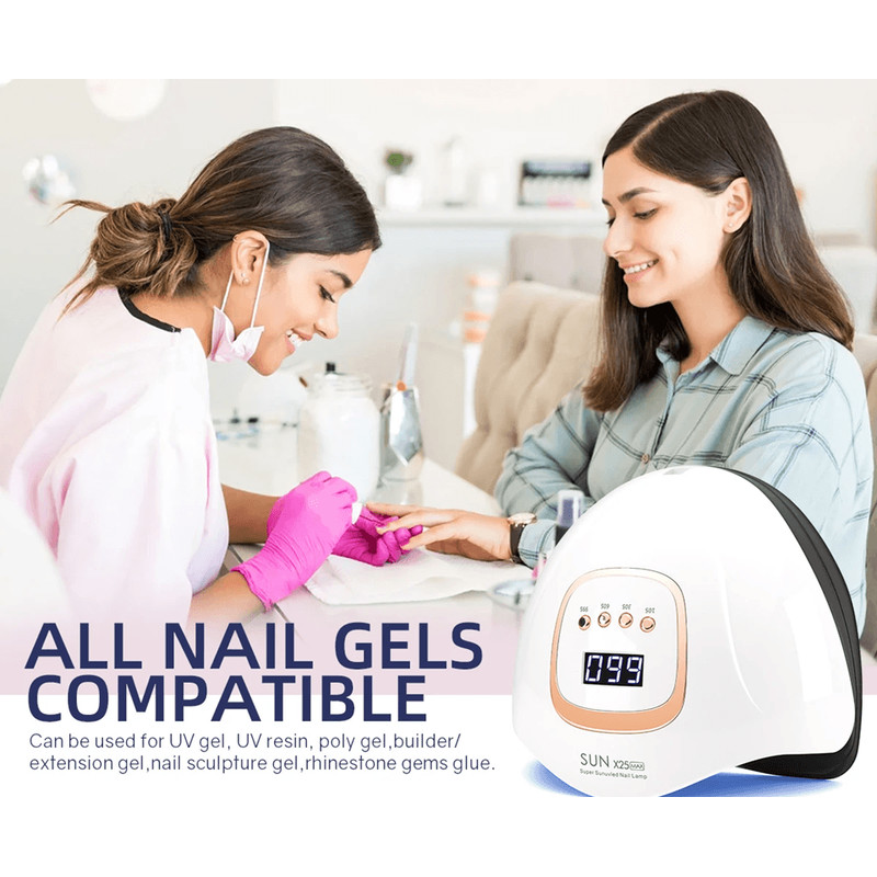 HighPower LED Nail Dryer With Auto Sensor And Timer FastDrying Professional Nail Lamp 5