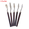 Stainless Steel Artist Palette Knife Set 1357Piece Flexible Spatulas For Oil Acrylic And Cake Deco 5