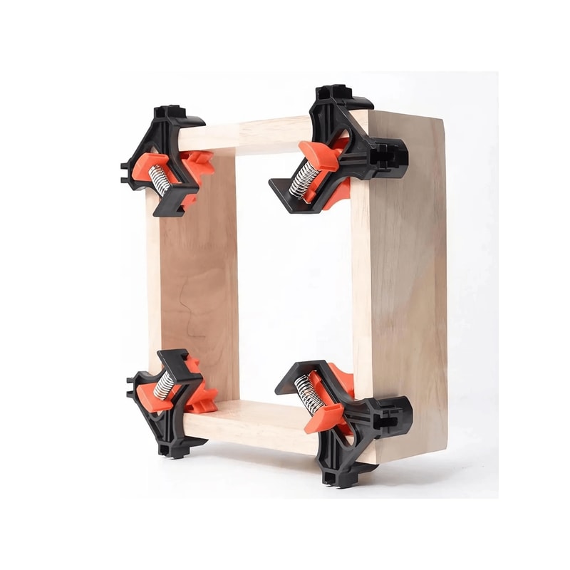 Precision 90 Degree Right Angle Woodworking Clamp Heavy Duty Corner Assembly Tool For Cabinets Fram 3