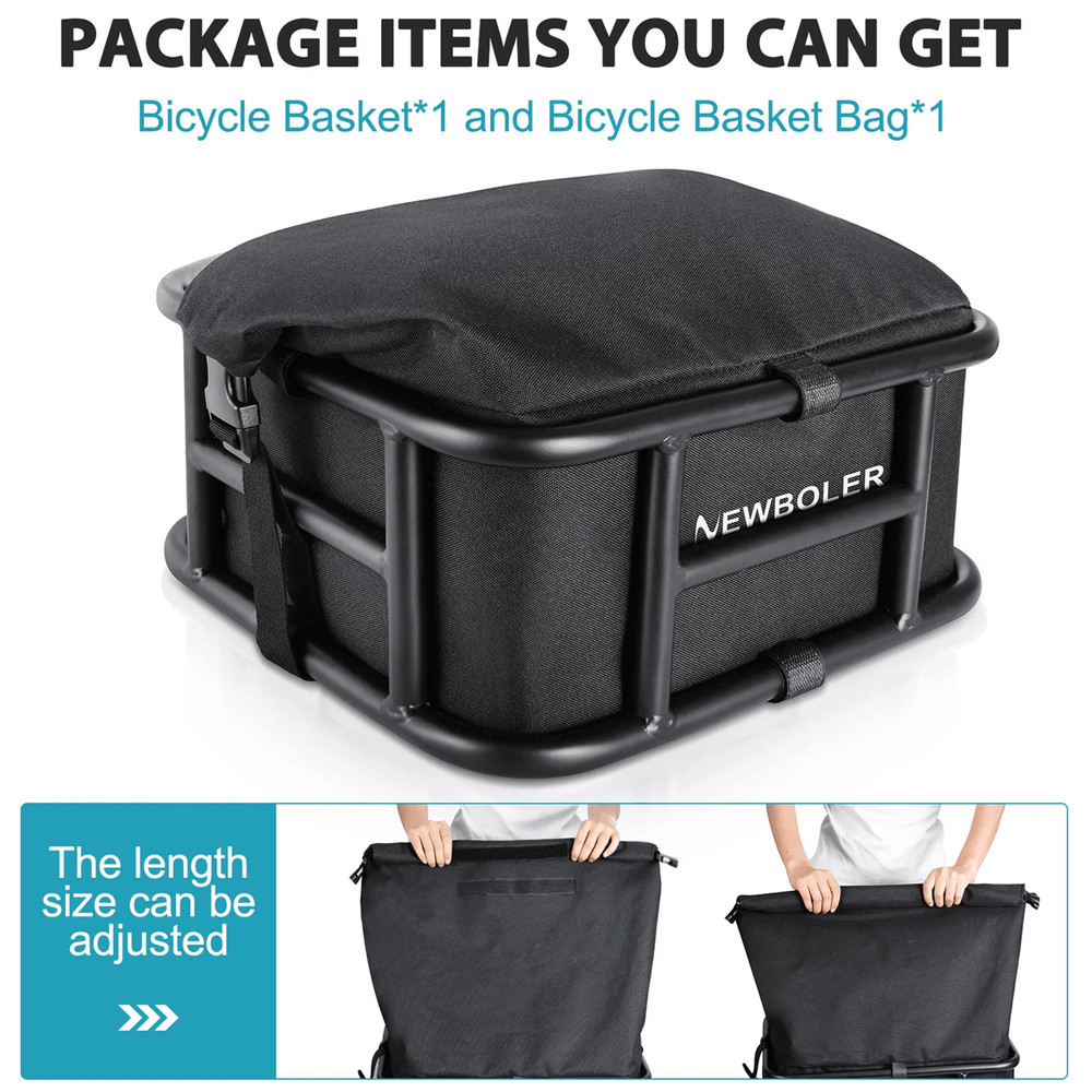 Rear Bike Basket With Large Capacity For Ebike And Outdoor Travel 1
