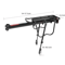 Adjustable Bicycle Rear Rack With Quick Release For MTB And Cargo Carrying 2