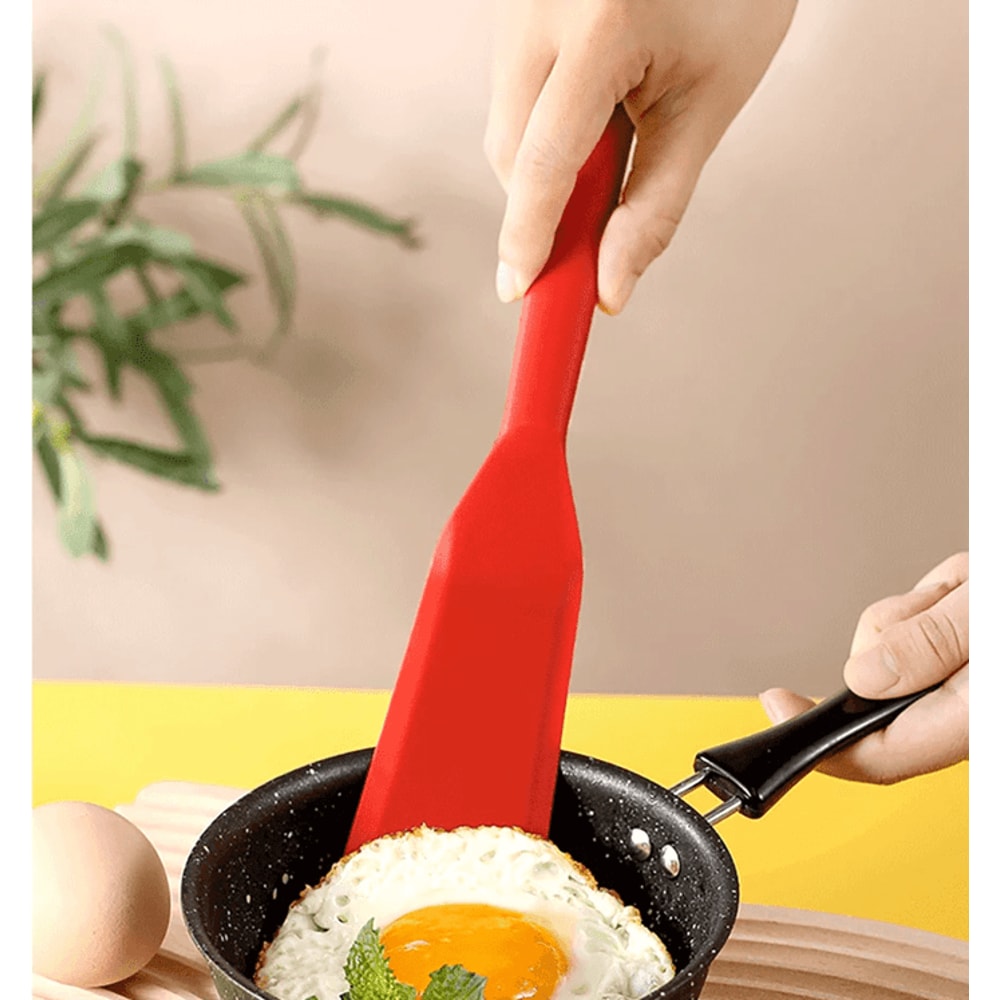 Non Stick Silicone Frying Spatula For Pancakes Eggs And Baking 1