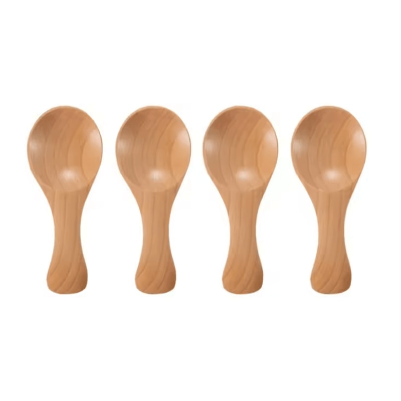 Mini Wooden Spoons Set For Spices Sugar Tea And Coffee 7
