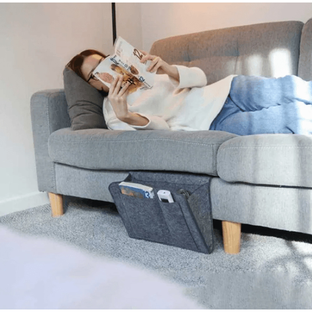 Felt Bedside Storage Organizer For Dorms Sofas  Small Spaces 1