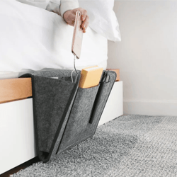 felt bedside storage organizer for dorms, sofas & small spaces