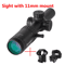 15X24 Compact Tactical Rifle Scope  Red And Green Illuminated Reticle For Hunting And AR Platforms 6