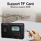 RETEKESS V115 Portable Radio With FM AM SW Bands Rechargeable USB MP3 Recorder And Speaker For Hom 4