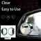 2pcs Adjustable Blind Spot Mirrors 360 WideAngle Convex Rearview Safety Mirrors For Cars 1