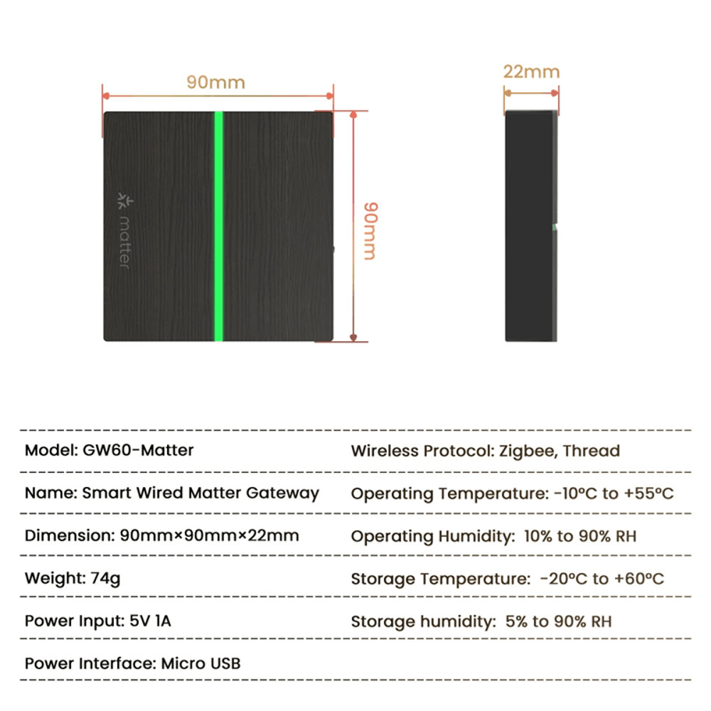 AVATTO Tuya ZigBee Smart Home Hub With Matter Support And Voice Control 6