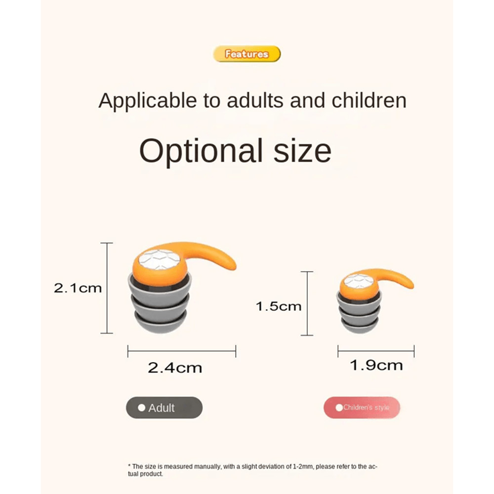 Silicone Noise Cancelling Earplugs For Sleep Swimming And Sound Protection 10