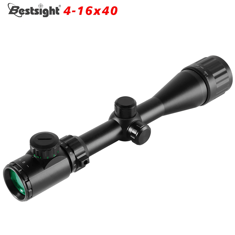 4 16x40 AOE Hunting Rifle Scope With Red Green Illuminated Optics For Airsoft And Sniper Rifles 0