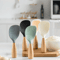 High Heat Resistant Silicone Cooking Spoon For Non Stick Cookware 0