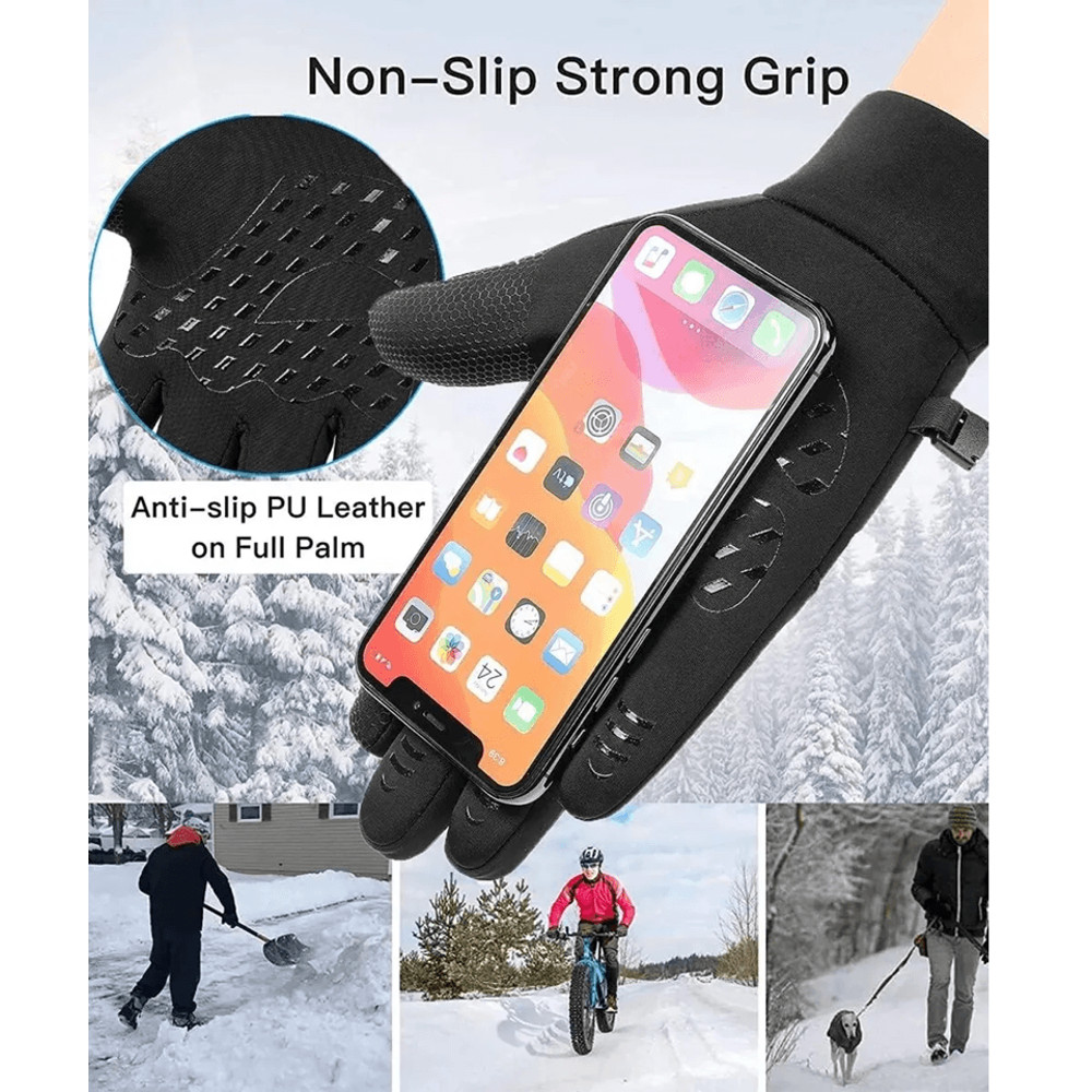 Waterproof Thermal Winter Gloves For Running Cycling And Outdoor Work 6