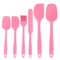 6 Piece Silicone Spatula Set Heat Resistant Non Stick Utensils For Cooking And Baking 6