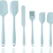 6 Piece Silicone Spatula Set Heat Resistant Non Stick Utensils For Cooking And Baking 5