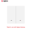 Tuya Zigbee Smart Scene Switch Wireless Battery Powered Wall Button For Home Automation 6