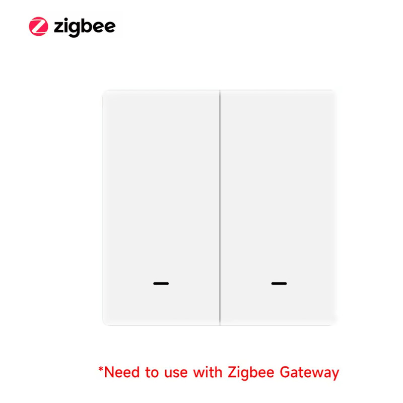 Tuya Zigbee Smart Scene Switch Wireless Battery Powered Wall Button For Home Automation 6